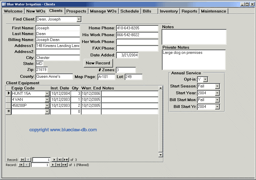 Free Microsoft Access Work Order Database Template